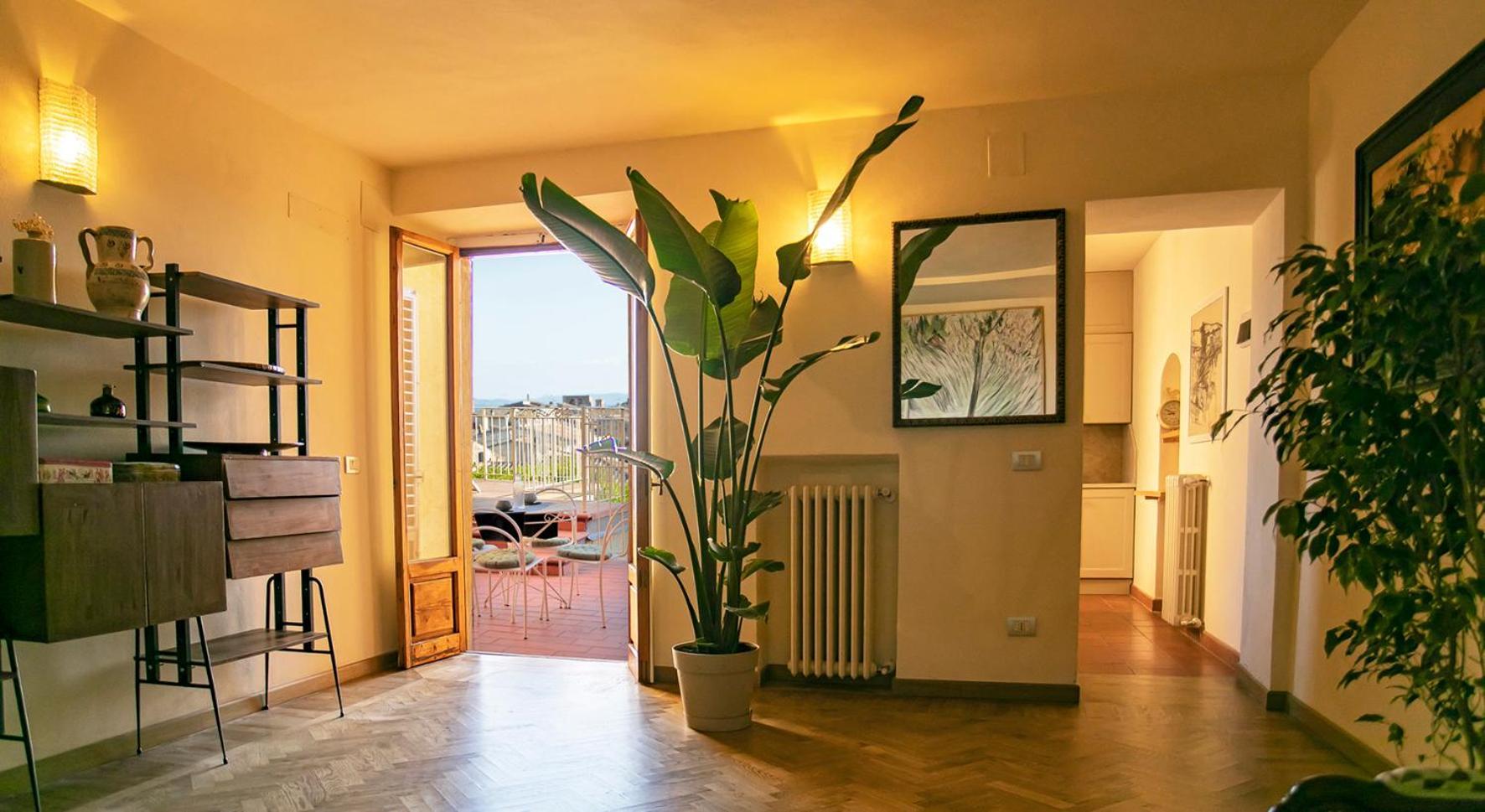 Appartamento Le Palme Con Terrazze In Centro San Gimignano Exterior photo
